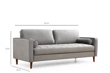 Mirrilnesh Soffa 3-sits - Ljusgrå - Products - Möbler - Soffa - 3 sits soffa