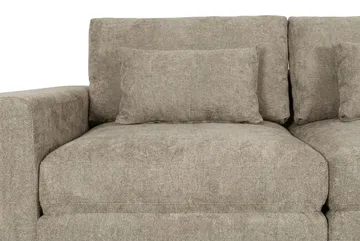 Dubai 3-sits soffa Extra Djup i Chenille - Brun - Products - Möbler - Soffa - Modulsoffa - Komplett modulsoffa