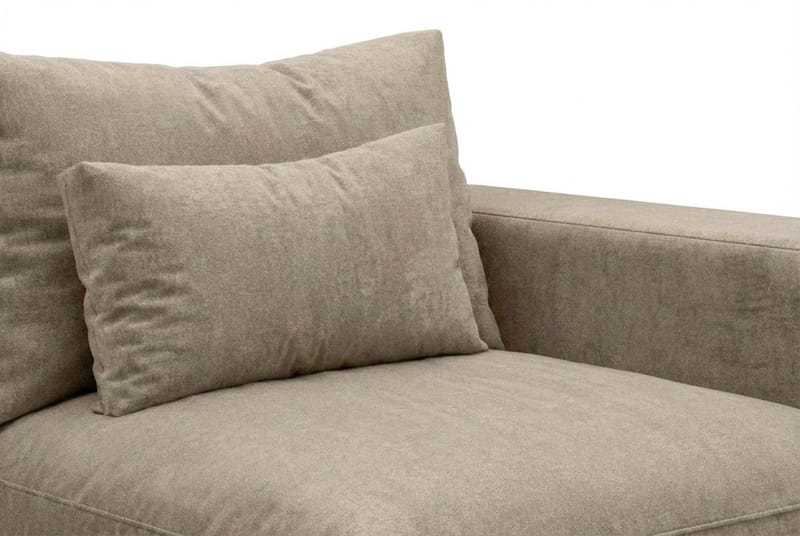 Dubai Armstöd Höger i Tyg - Beige/Grå - Products - Möbler - Soffa - Modulsoffa - Övriga moduler till modulsoffa