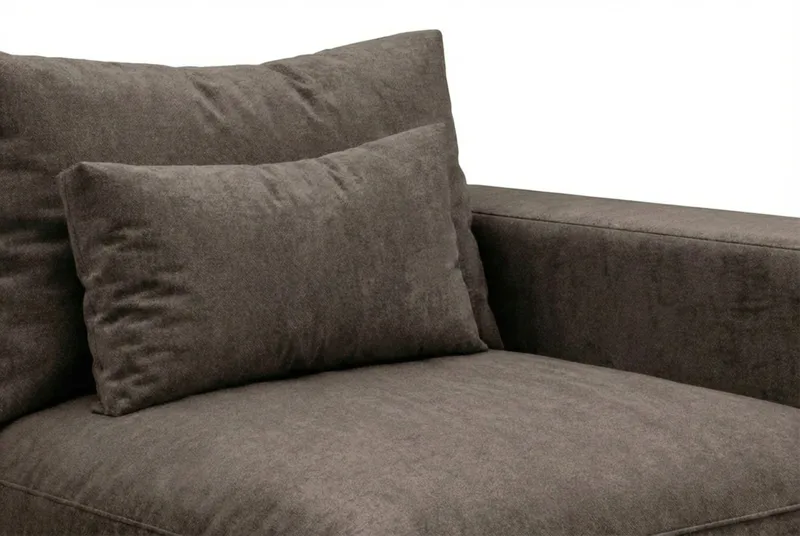 Dubai Armstöd Höger i Tyg - Mörkbrun - Products - Möbler - Soffa - Modulsoffa - Övriga moduler till modulsoffa