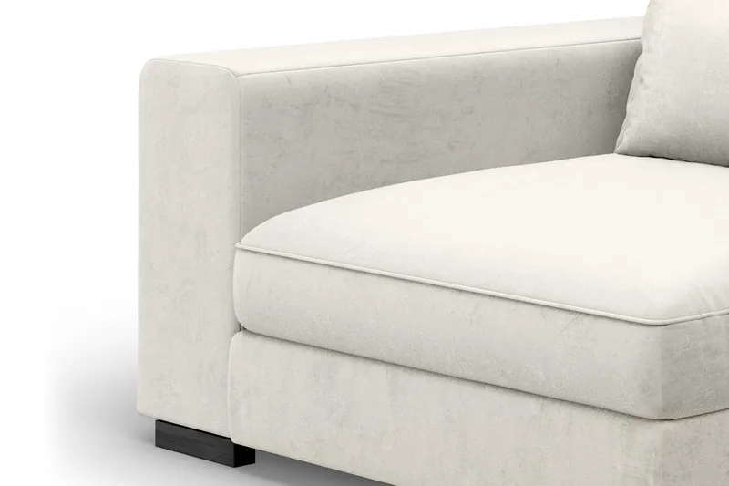 Dubai Armstöd Vänster Sammet, Vit