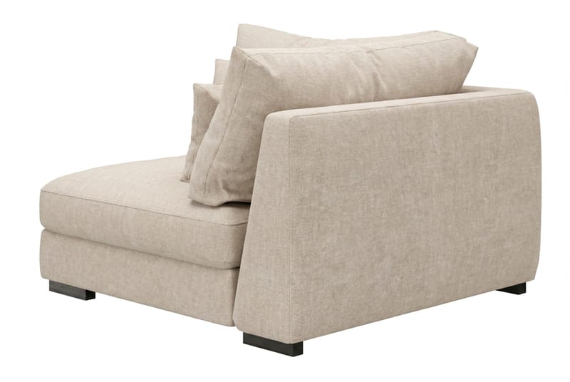 Dubai Hörnmodul i Chenille Extra Djup - Beige - Products - Möbler - Soffa - Modulsoffa - Hörnmodul