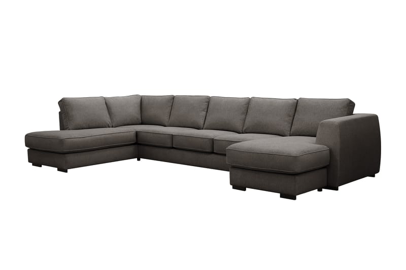 Optus 6-sits U-soffa med Divan och schäslong höger - Mörkgrå - Products - Möbler - Soffa - U-soffa