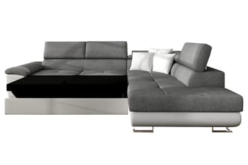 Reginia U-bäddsoffa - Vit/Grå - Products - Möbler - Soffa - Skinnsoffa