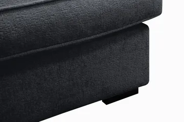 Rossita Lyx 2,5-sits Extra djup Soffa i Chenille - Svart - Products - Möbler - Soffa - 3 sits soffa