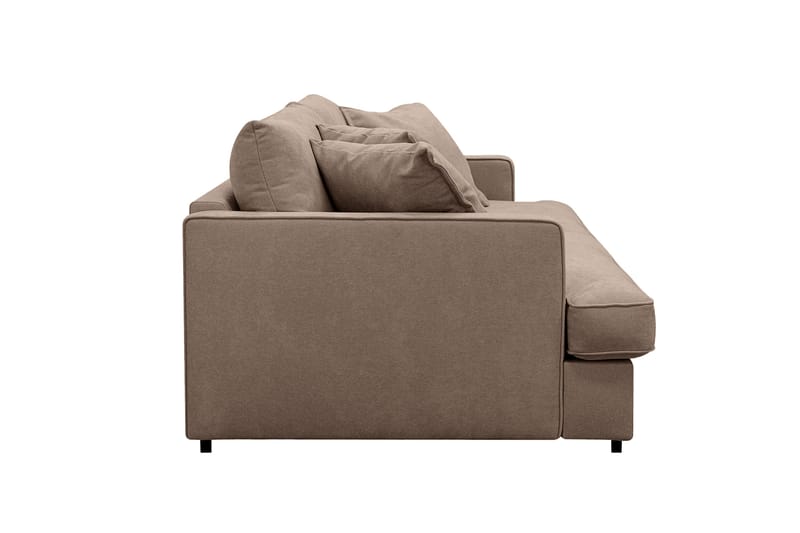 Rossita Lyx 2,5-sits Extra djup Soffa i Tyg - Mörkbrun - Products - Möbler - Soffa - 3 sits soffa