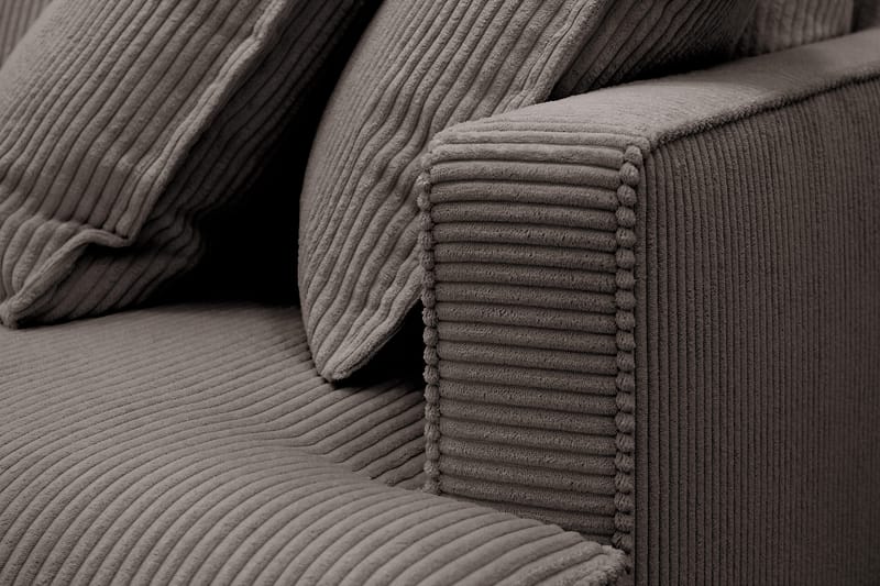 Rossita Lyx 3,5-sits Extra djup Soffa i Manchester - Mörkgrå - Products - Möbler - Soffa - 4 sits soffa