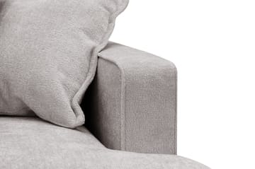 Rossita Lyx 3-sits Extra djup Soffa i Chenille - Grå/Brun - Products - Möbler - Soffa - 3 sits soffa