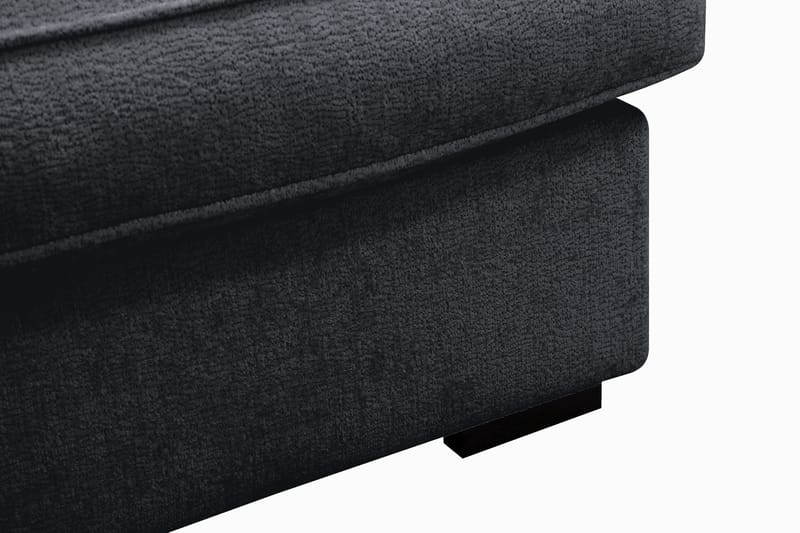 Rossita Lyx 3-sits Extra djup Soffa i Chenille - Svart - Products - Möbler - Soffa - 3 sits soffa