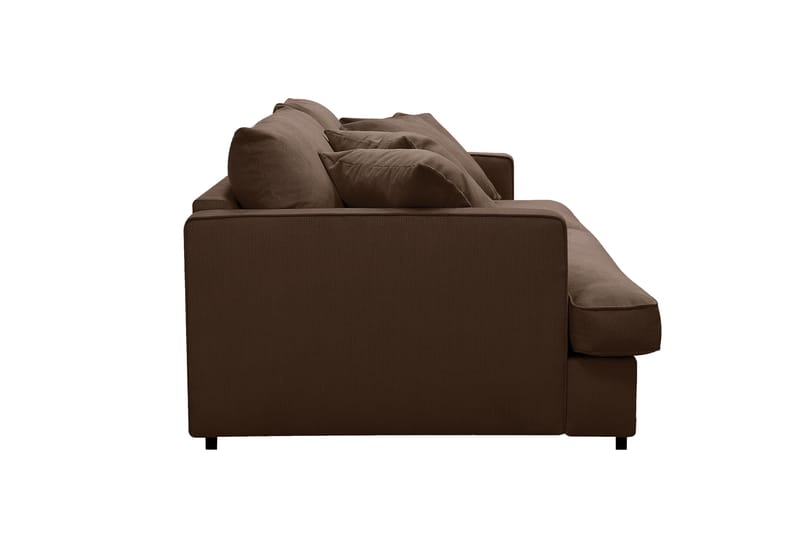 Rossita Lyx 3-sits Extra djup Soffa i Manchester - Mörkbrun - Products - Möbler - Soffa - 3 sits soffa