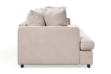 Rossita Lyx 4-sits Extra djup Sammetsoffa - Beige - Products - Möbler - Soffa - Sammetssoffa