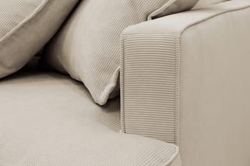 Rossita Lyx 5-sits Högervänd U-formad Extra djup Soffa med Divan och Schäslong i Manchester - Kräm - Products - Möbler - Soffa - U-soffa