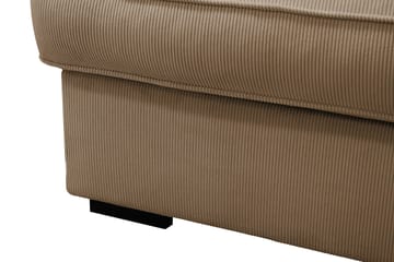 Rossita Lyx 5-sits Högervänd U-formad Extra djup Soffa med Divan och Schäslong i Manchester - Ljusbrun - Products - Möbler - Soffa - U-soffa
