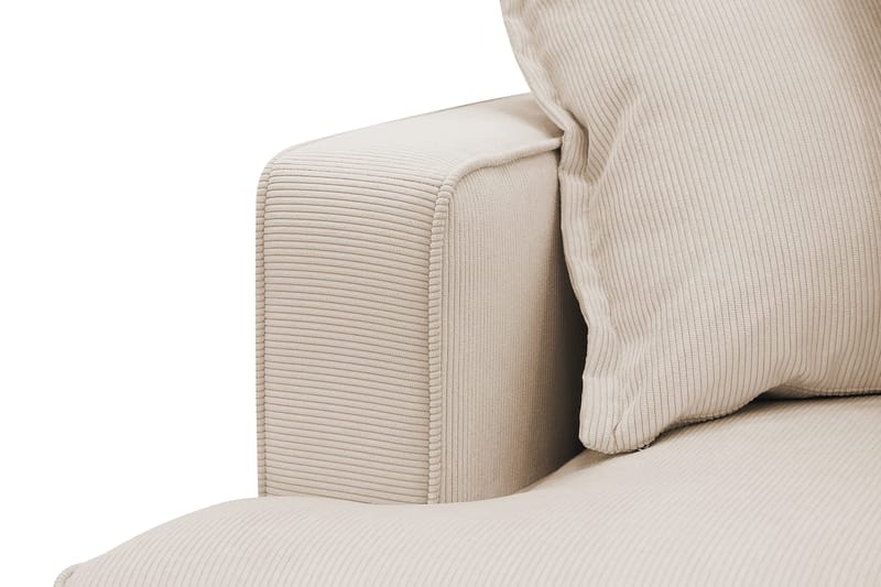 Rossita Lyx 5-sits Vänstervänd U-formad Extra djup Soffa med Divan och Schäslong i Manchester - Beige - Products - Möbler - Soffa - U-soffa