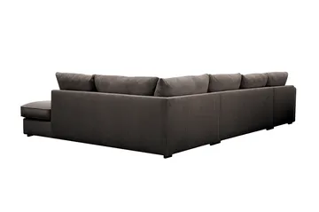 Rossita Lyx 5-sits Vänstervänd U-formad Extra djup Soffa med Divan och Schäslong i Manchester - Brun - Products - Möbler - Soffa - U-soffa