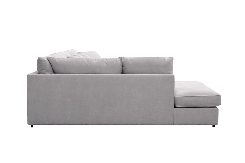 Rossita Lyx 6-sits Högervänd U-formad Extra djup Soffa med Divan och Schäslong i Chenille - Grå - Products - Möbler - Soffa - U-soffa