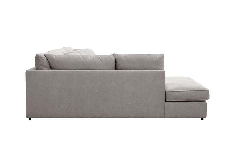 Rossita Lyx 6-sits Högervänd U-formad Extra djup Soffa med Divan och Schäslong i Chenille - Grå/Brun - Products - Möbler - Soffa - U-soffa