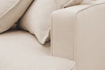 Rossita Lyx 6-sits Högervänd U-formad Extra djup Soffa med Divan och Schäslong i Manchester - Beige - Products - Möbler - Soffa - U-soffa