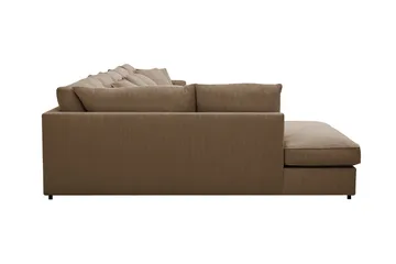 Rossita Lyx 6-sits Högervänd U-formad Extra djup Soffa med Divan och Schäslong i Manchester - Ljusbrun - Products - Möbler - Soffa - U-soffa