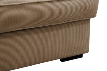 Rossita Lyx 6-sits Vänstervänd U-formad Extra djup Soffa med Divan och Schäslong i Manchester - Ljusbrun - Products - Möbler - Soffa - U-soffa