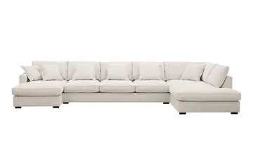 Rossita Lyx 6-sits Vänstervänd U-formad Extra djup Soffa med Divan och Schäslong i Manchester