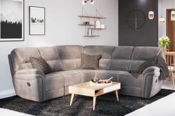 Saranda L-Bäddsoffa Höger - Grå - Products - Möbler - Soffa - Hörnsoffa
