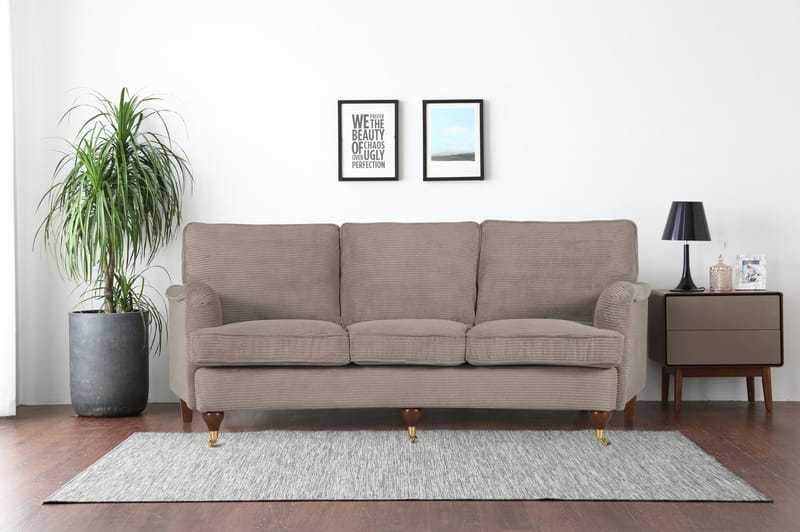 Soffa Howard Watford Deluxe 225 cm, Beige