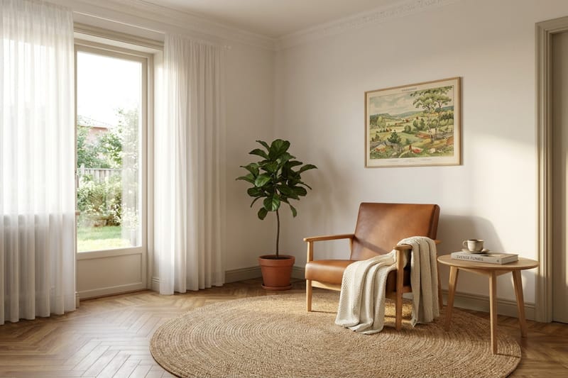 Ängsbro Fåtölj PU - Brun - Products - Möbler - Fåtölj & stolar - Fåtölj