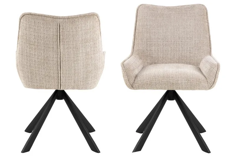 Amarin Matstol - Beige - Products - Möbler - Fåtölj & stolar - Matstol & köksstol