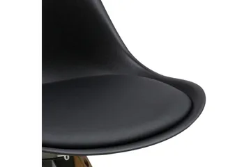 Andros Matstol & köksstol med träben - Svart - Products - Möbler - Fåtölj & stolar - Matstol & köksstol