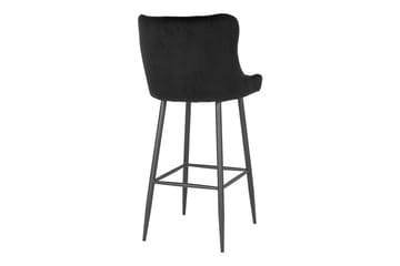 Arrowind Barstol - Sammet/Svart - Products - Möbler - Fåtölj & stolar - Barstol & barpall