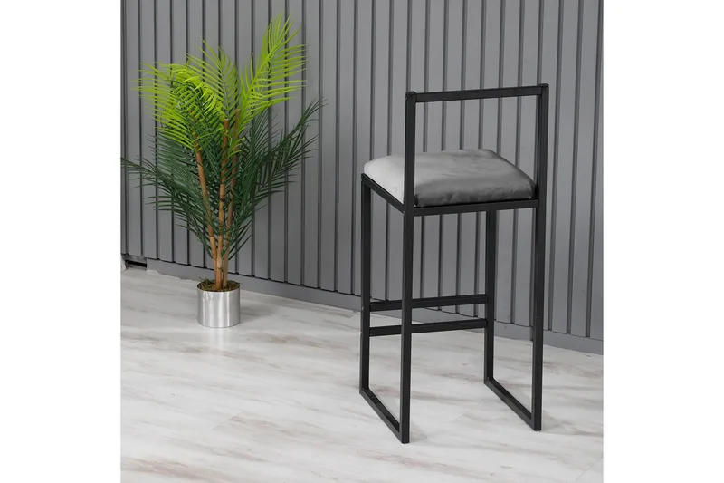 Bitanya Barstol - Mörkgrå - Products - Möbler - Fåtölj & stolar - Barstol & barpall