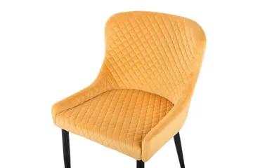Colino Stol 2-Pack Sammet - Gul - Products - Möbler - Fåtölj & stolar - Matstol & köksstol