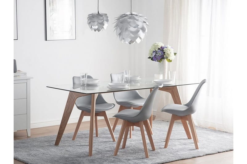 Dakota Ii Stol Set Om 2 St - Grå/Brun - Products - Möbler - Fåtölj & stolar - Matstol & köksstol