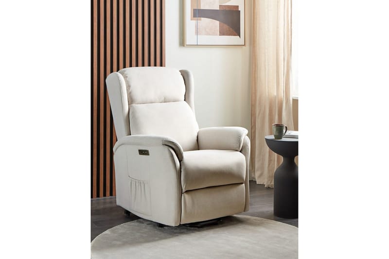 Elektrisk reclinerfåtölj Elegy - Vit - Products - Möbler - Fåtölj & stolar - Fåtölj - Biofåtölj & reclinerfåtölj