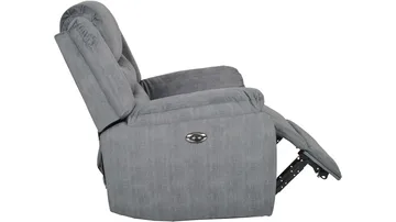 Olvani Reclinerfåtölj i tyg elektrisk - Grå - Products - Möbler - Fåtölj & stolar - Fåtölj - Biofåtölj & reclinerfåtölj