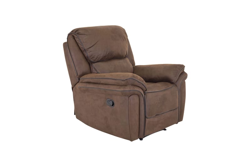Reclinerfåtölj brun (Mikrofiber) - Riverdale - Brun - Products - Möbler - Fåtölj & stolar - Fåt ölj - Biofåtölj & reclinerfåtölj