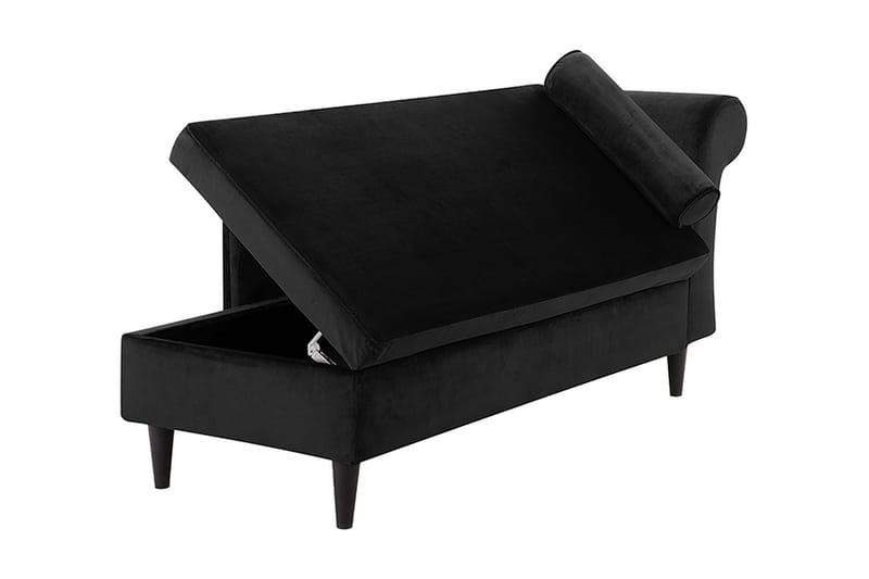 Tyland Schäslong Höger - Svart - Products - Möbler - Fåtölj & stolar - Fåtölj - Liggfåtölj