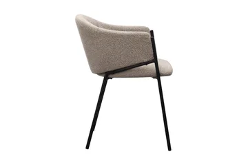 Filip Matstol - Taupe Bouclé - Products - Möbler - Fåtölj & stolar - Karmstol