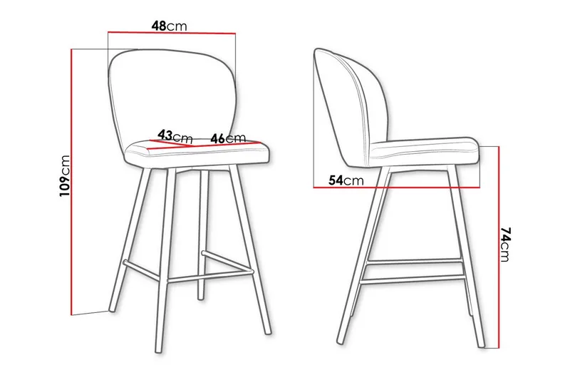 Glenarm Barstol - Products - Möbler - Fåtölj & stolar - Barstol & barpall
