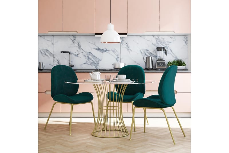 Kaiti Matstol - Grön - Products - Möbler - Fåtölj & stolar - Matstol & köksstol
