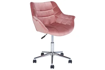 Kontorsstol Labelle Rosa - Rosa - Products - Möbler - Fåtölj & stolar - Kontorsstol & skrivbordsstol