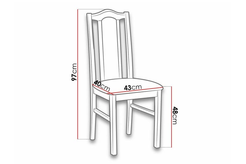 Lufti Matstol - Brun - Products - Möbler - Fåtölj & stolar - Matstol & köksstol