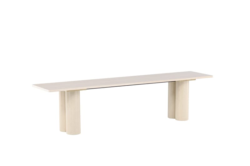 Matbänk Olivia 40x180x45 cm - Vit - Products - Möbler - Fåtölj & stolar - Sittbänk