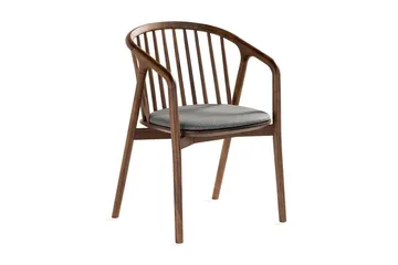 Noira Matstol med Armstöd - Valnöt / Brun - Products - Möbler - Fåtölj & stolar - Karmstol