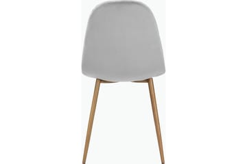 Oktoos Matstol - Grå/Natur - Products - Möbler - Fåtölj & stolar - Matstol & köksstol