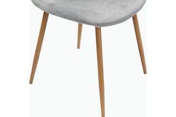 Oktoos Matstol - Grå/Natur - Products - Möbler - Fåtölj & stolar - Matstol & köksstol