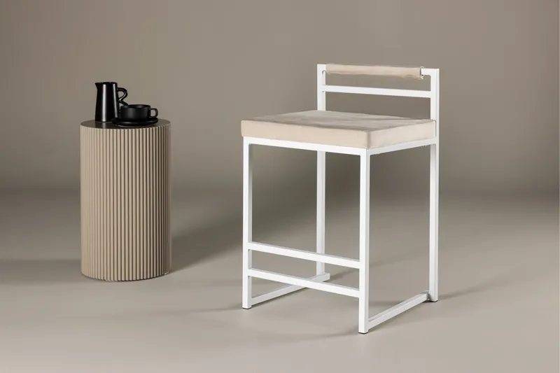 Opelika Barstol 80,5 cm - Beige - Products - Möbler - Fåtölj & stolar - Barstol & barpall