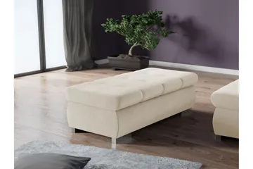 Cerys Fotpall 60 cm - Beige - Products - Möbler - Fåtölj & stolar - Pall & puff - Fotpallar