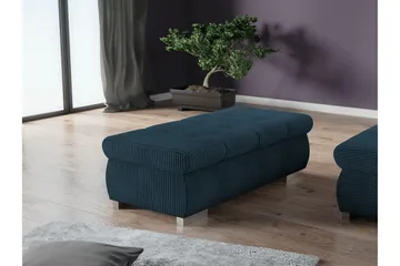 Cerys Fotpall 60 cm - Blå - Products - Möbler - Fåtölj & stolar - Pall & puff - Fotpallar